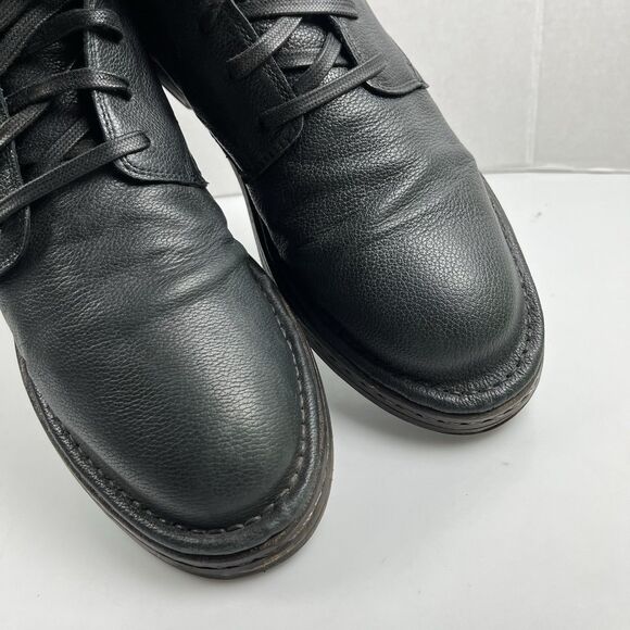 John Varvatos Collection Venice Lace Up Black Brown Leather Boots Mens Size 10 main image 8
